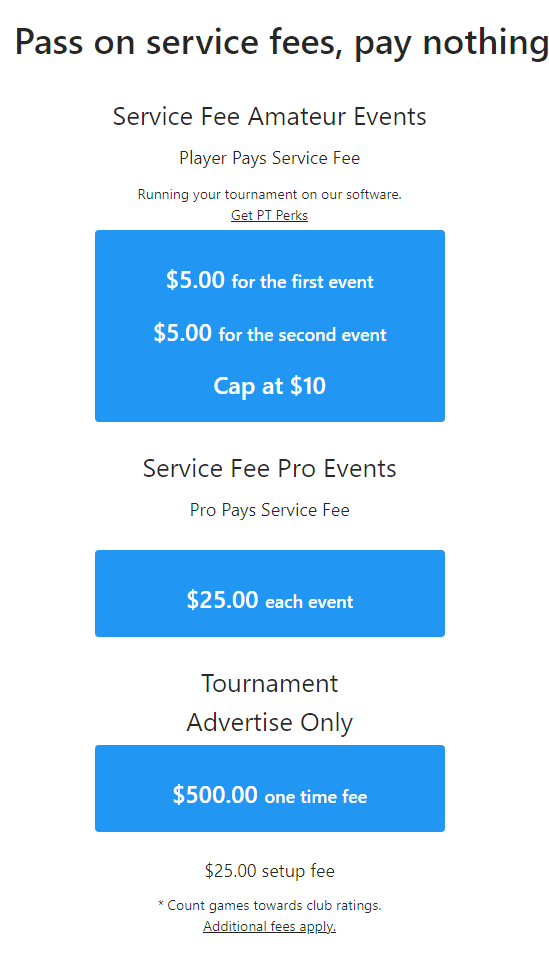 PT pricing summary