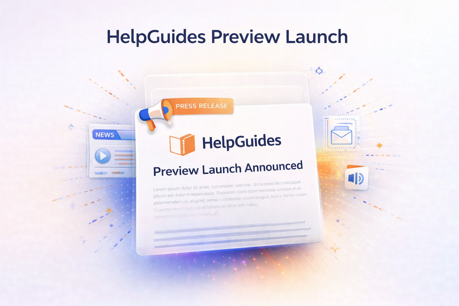 Press Release: HelpGuides Preview Launch