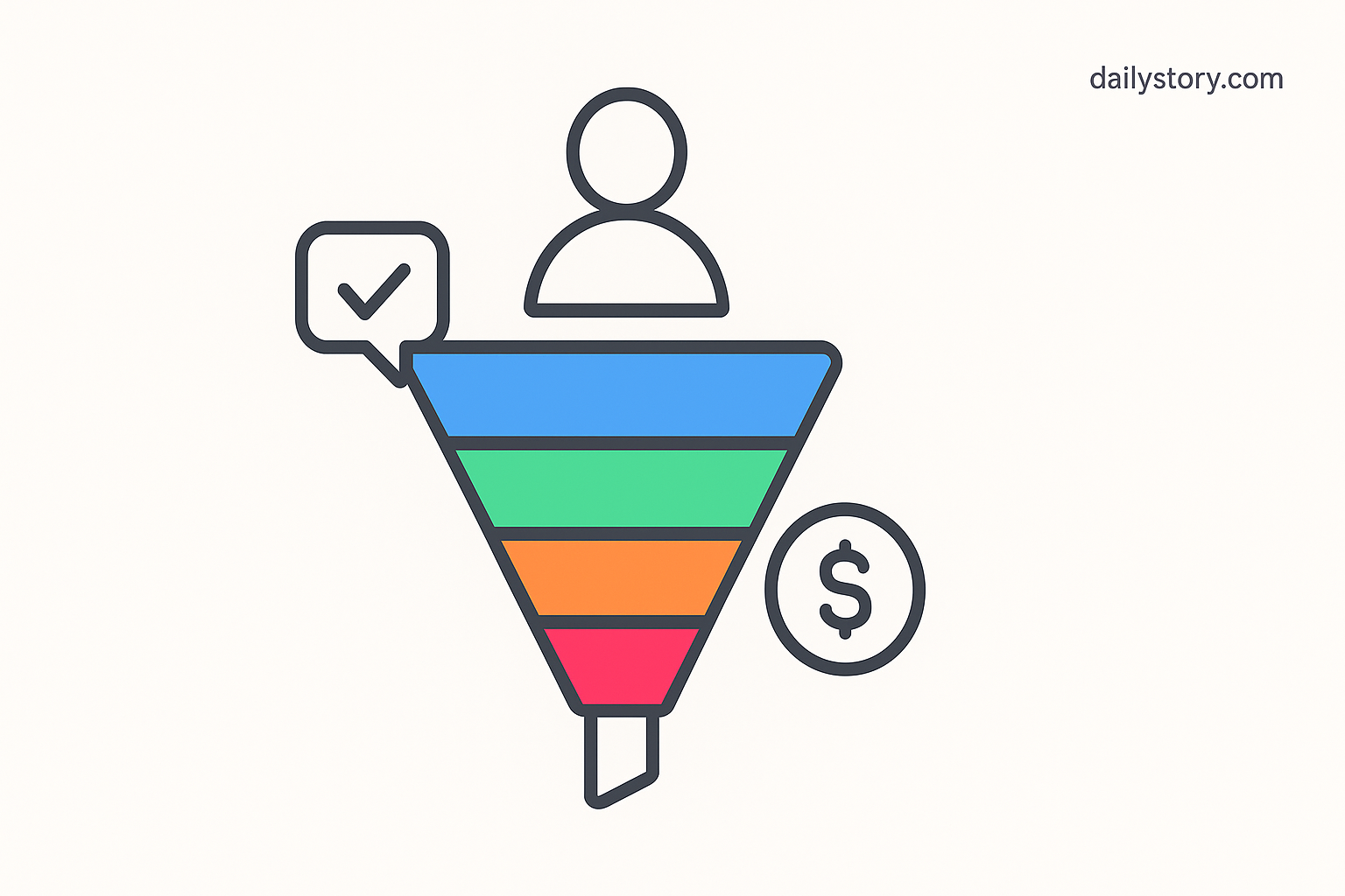What is a sales funnel? A breakdown of all 4 stages