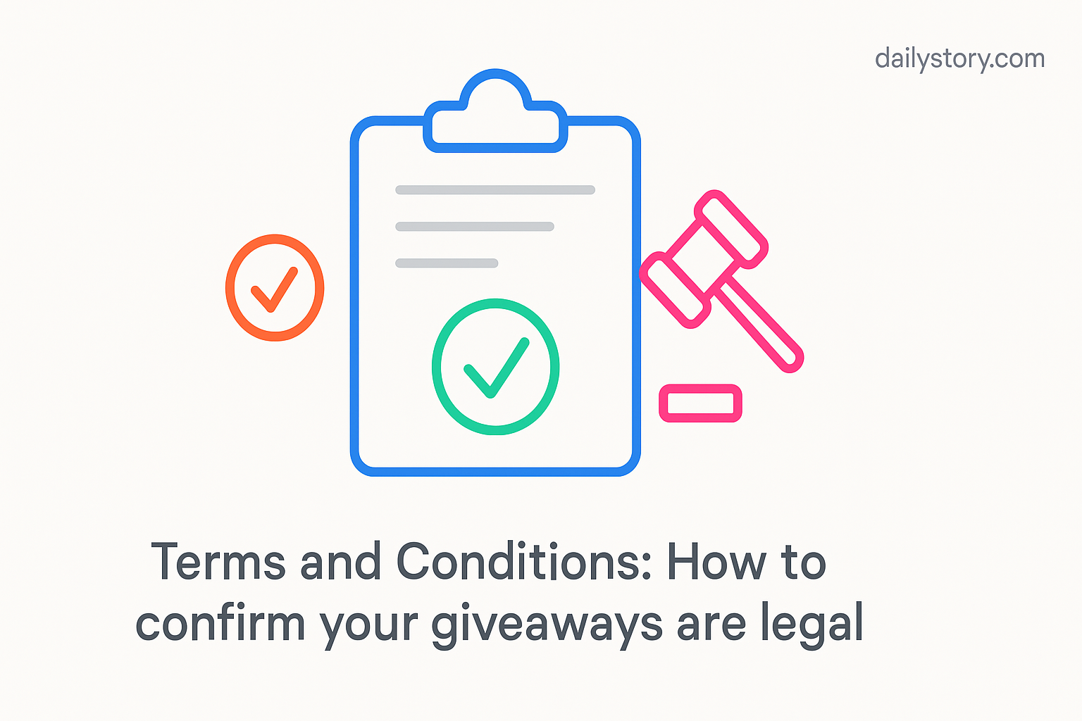 Terms and Conditions: How to confirm your giveaways are legal
