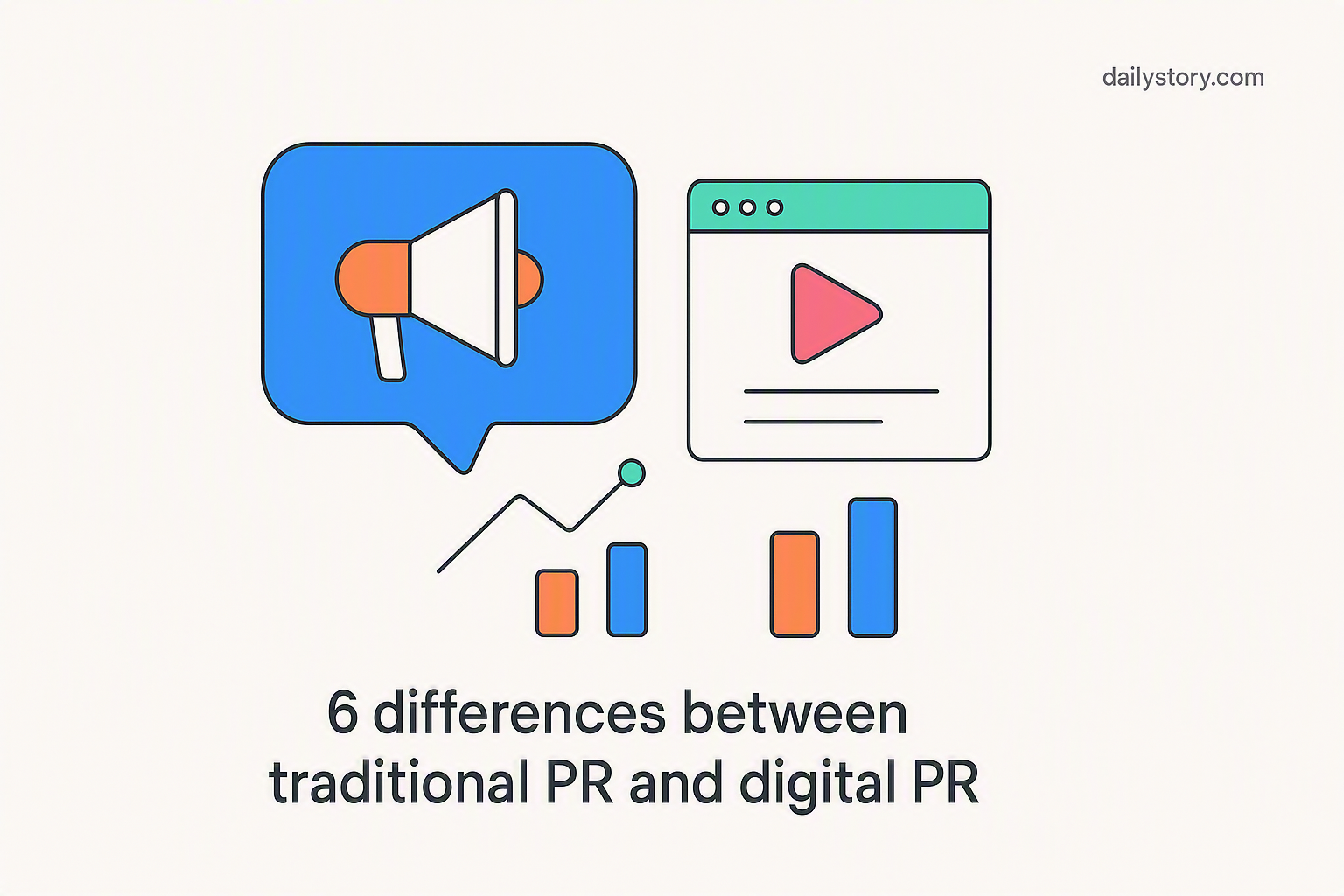 6 differences between traditional PR and digital PR