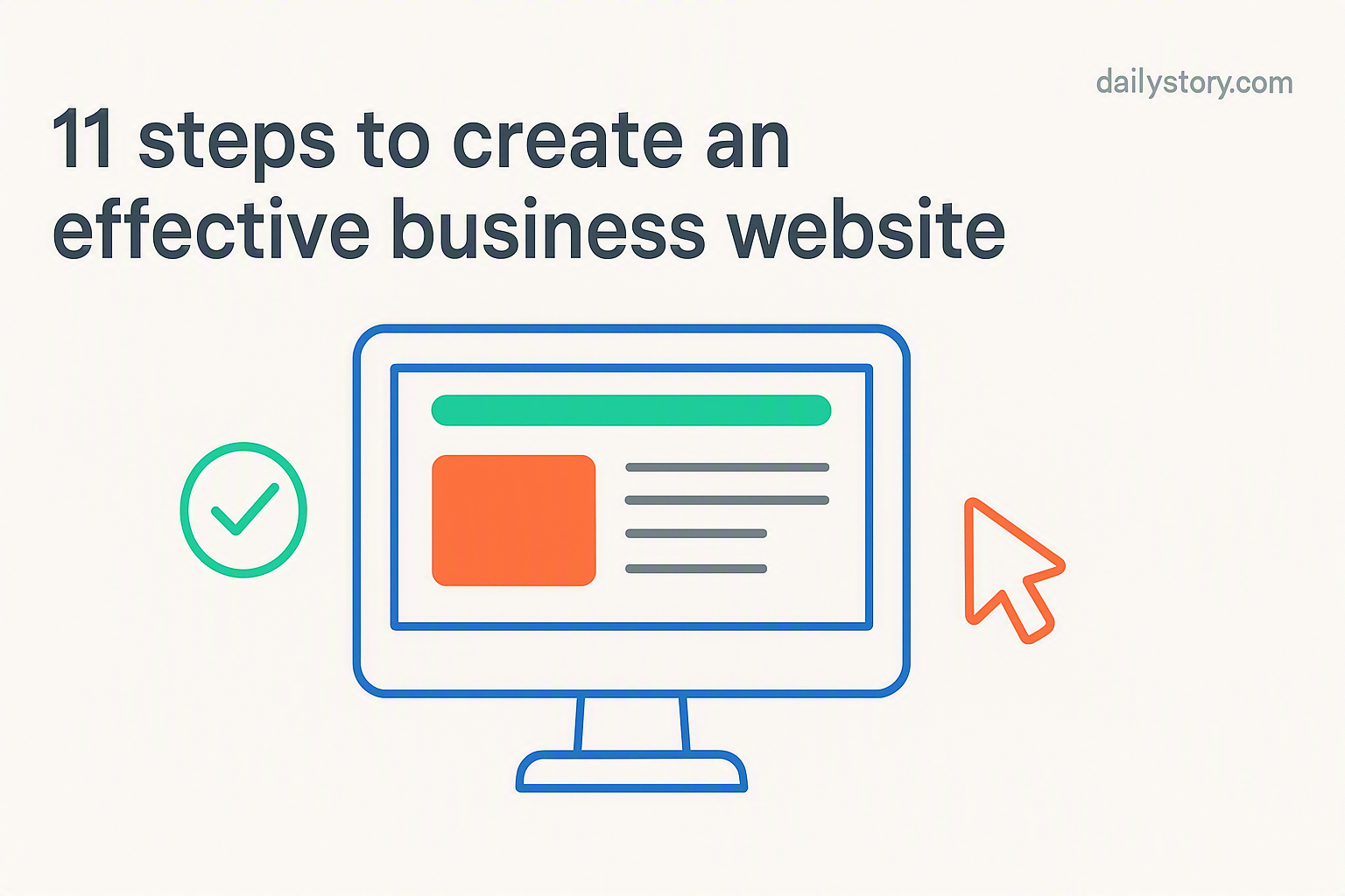 11 steps to create an effective business website