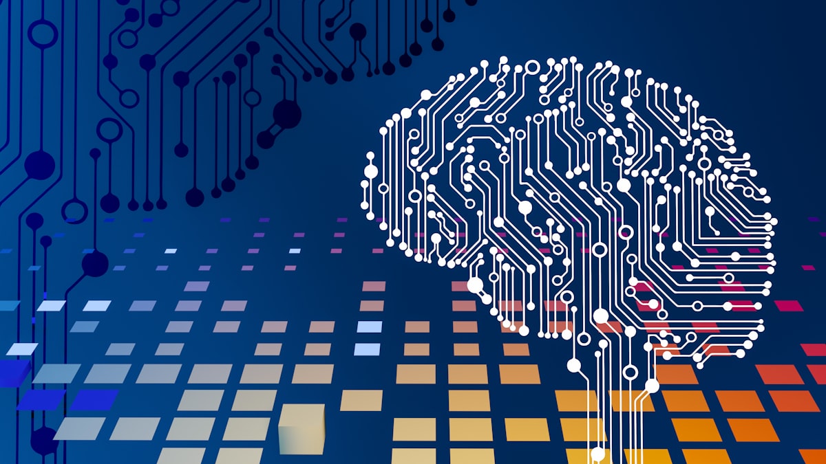 AI and machine learning data visualization representing hyper-personalization in marketing