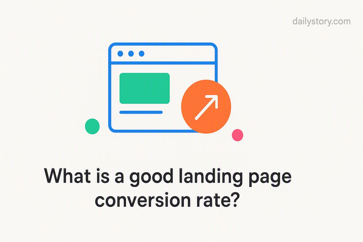 What is a good landing page conversion rate?