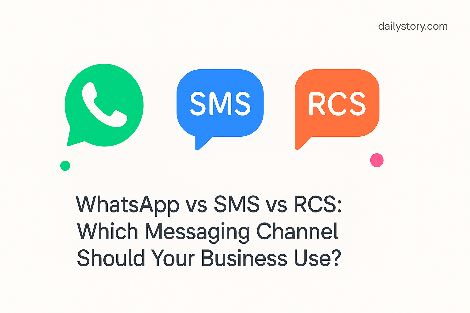 WhatsApp vs SMS vs RCS: Which Messaging Channel Should Your Business Use?