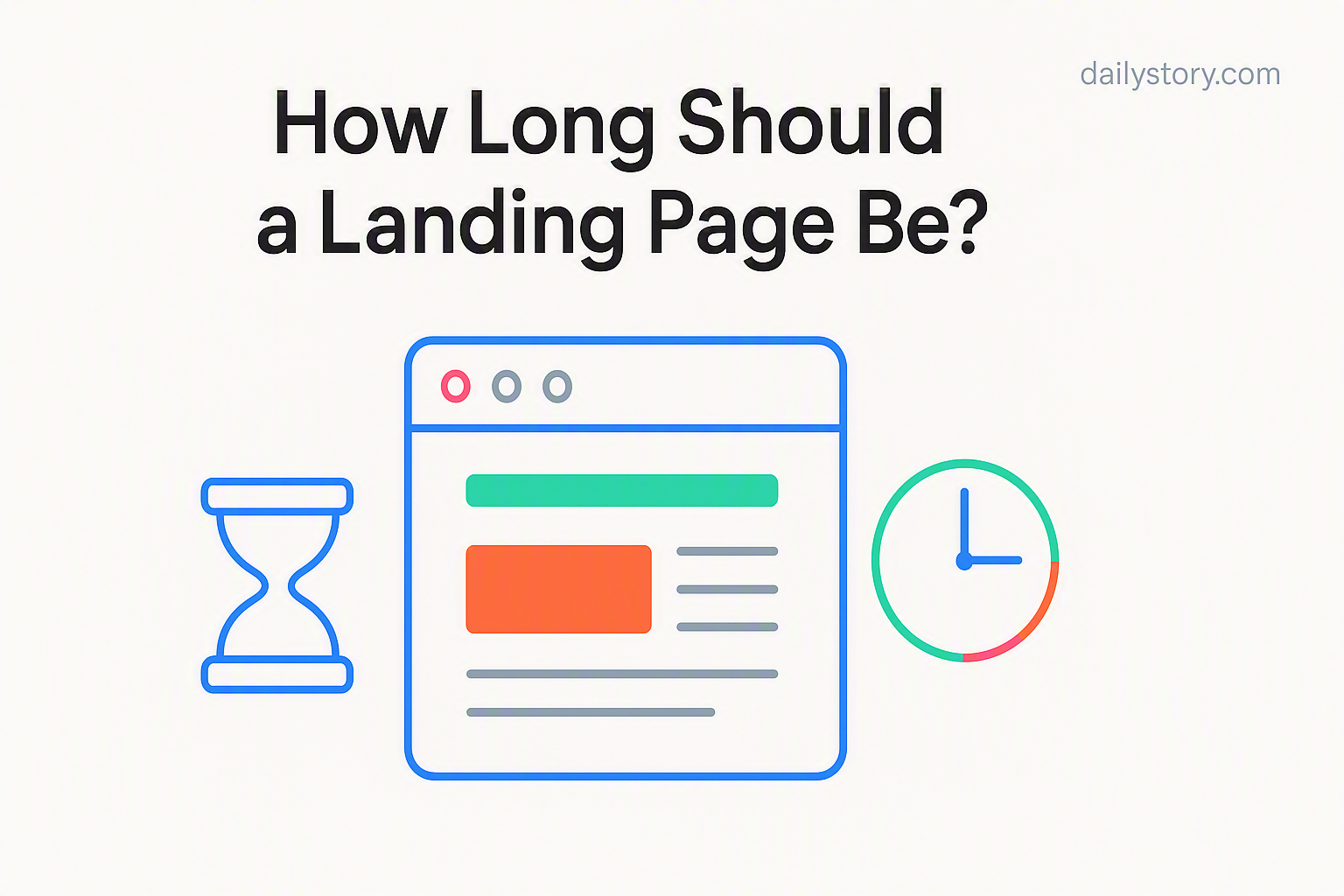 How long should a landing page be?